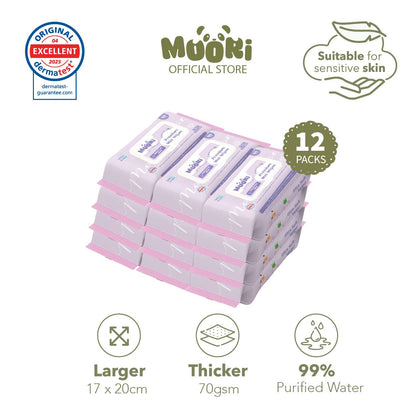 BULK PURCHASE [3 x CARTON SIZE] Upgraded Premium Sensitive Wipes (80’s x 36)
