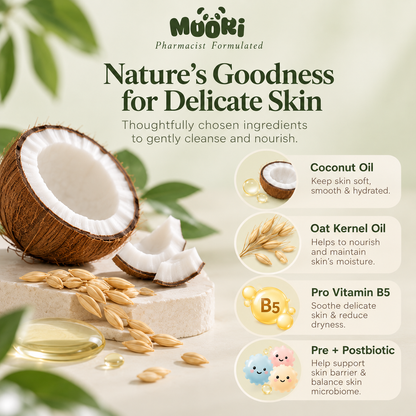 Moori Gentle Head to Toe Wash 480ML