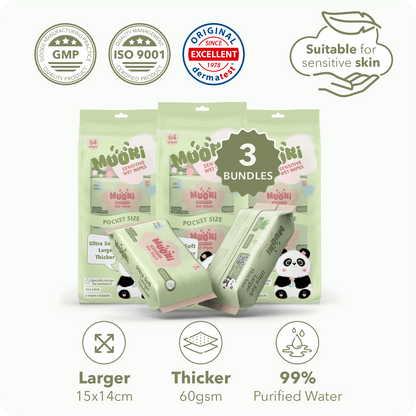 [COMBO] Mini Sensitive Wet Wipes (8’s x 24)