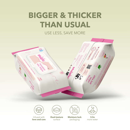 BULK PURCHASE [3 x CARTON SIZE] Upgraded Premium Sensitive Wipes (80’s x 36)
